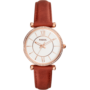 Correa de reloj Fossil ES4428 Cuero Marrón 16mm